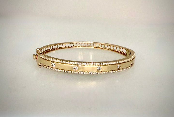 0.78 Carat Diamond Bangle