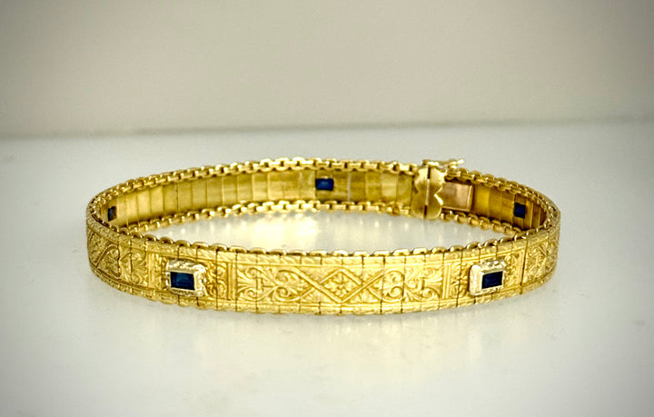 Victorian Hand Engraved Bracelet