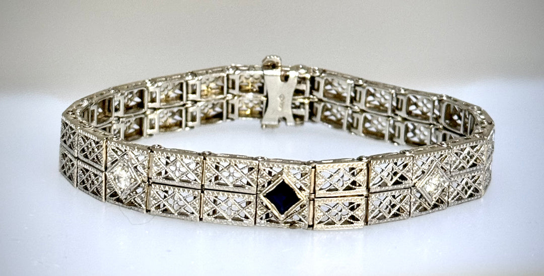 Art Deco Filigree Bracelet