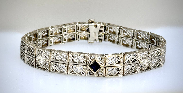 Art Deco Filigree Bracelet
