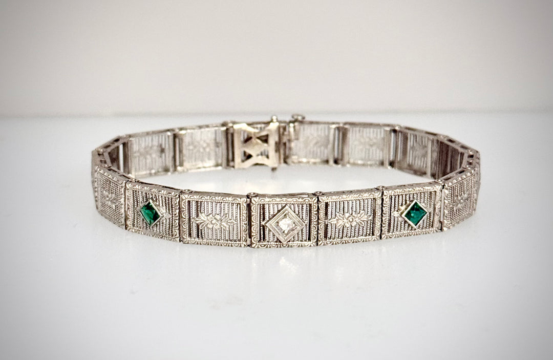 Art Deco Filigree Bracelet