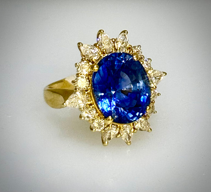 8.44 Carat Sapphire Ring