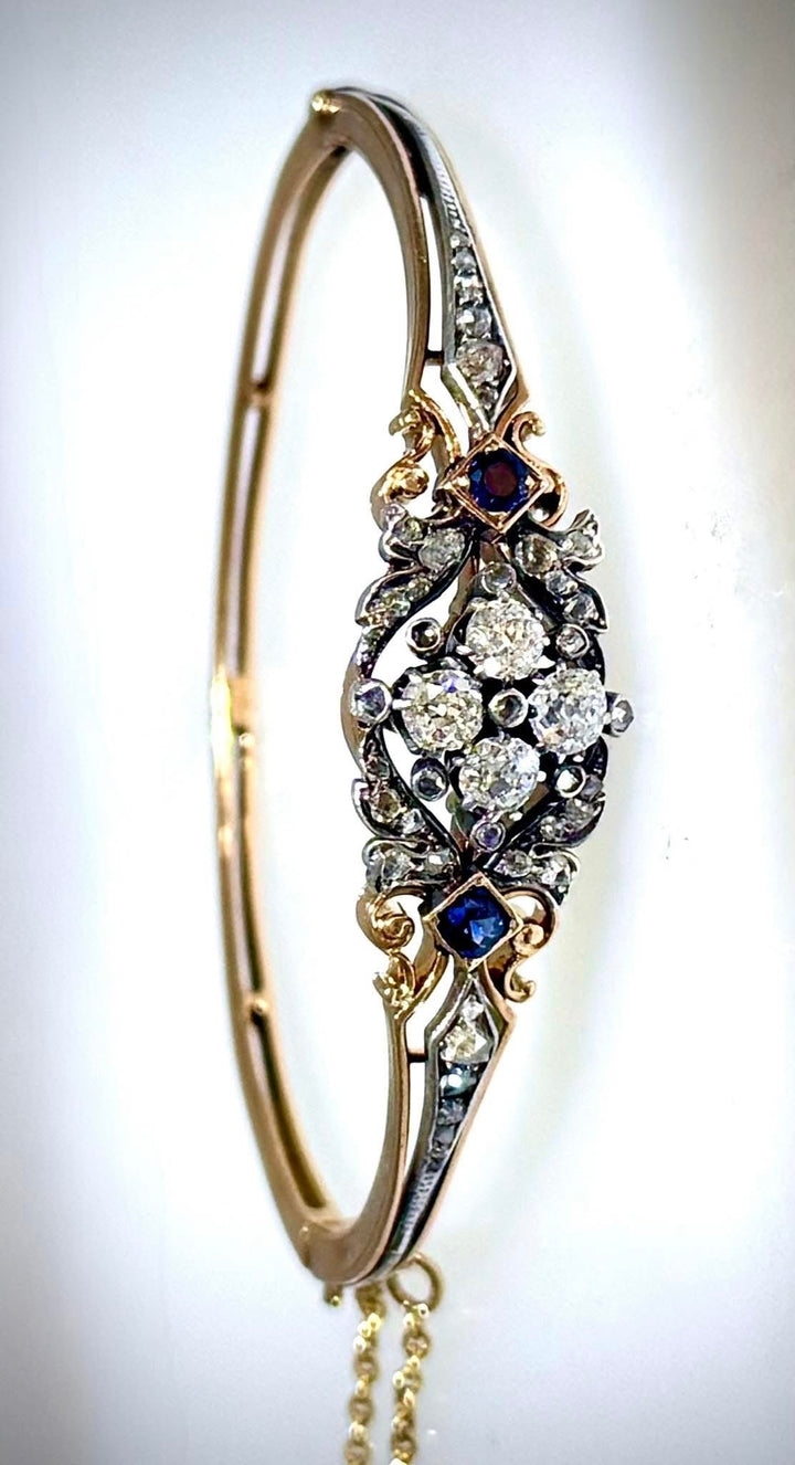 1 1/2 Carat Victorian Bangle