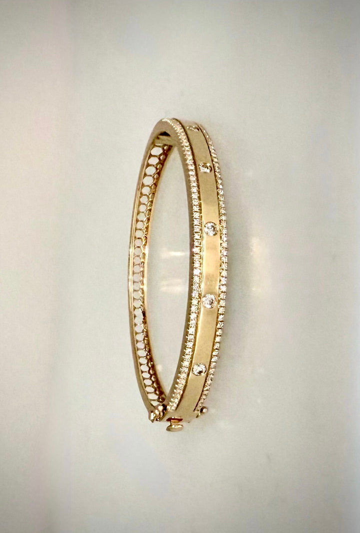 0.78 Carat Diamond Bangle