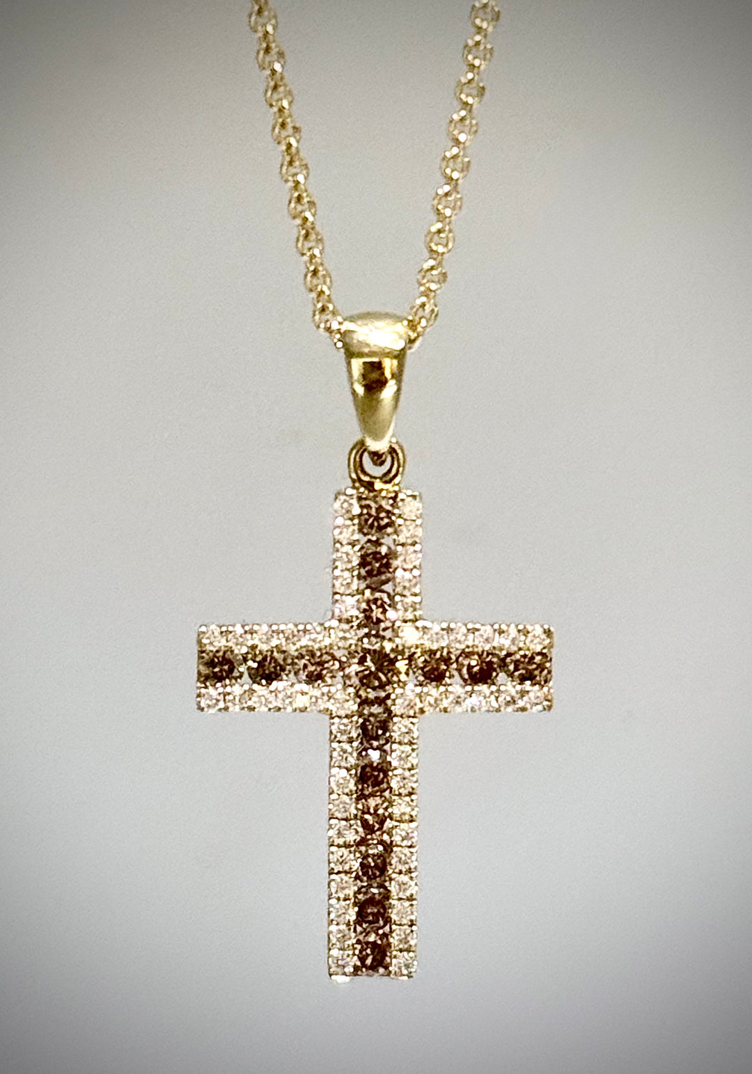 Brown Diamond Cross