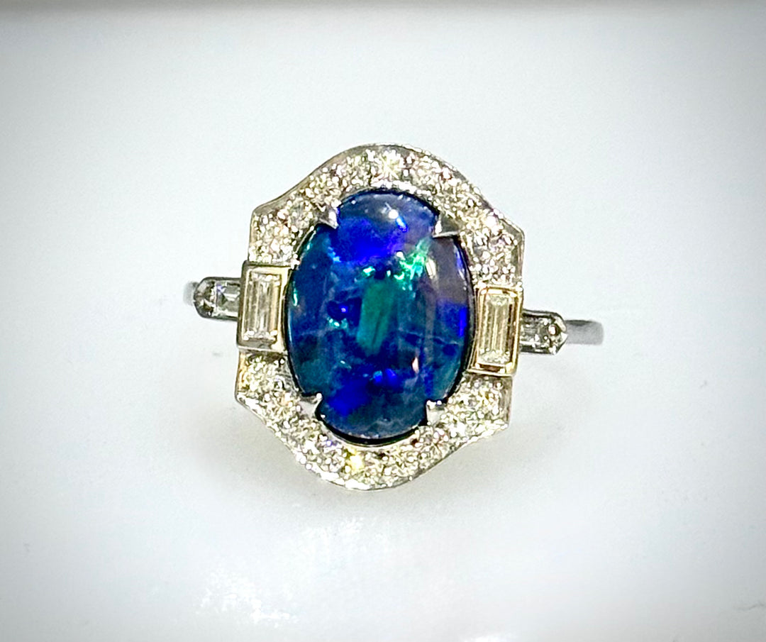 Antique Black Opal