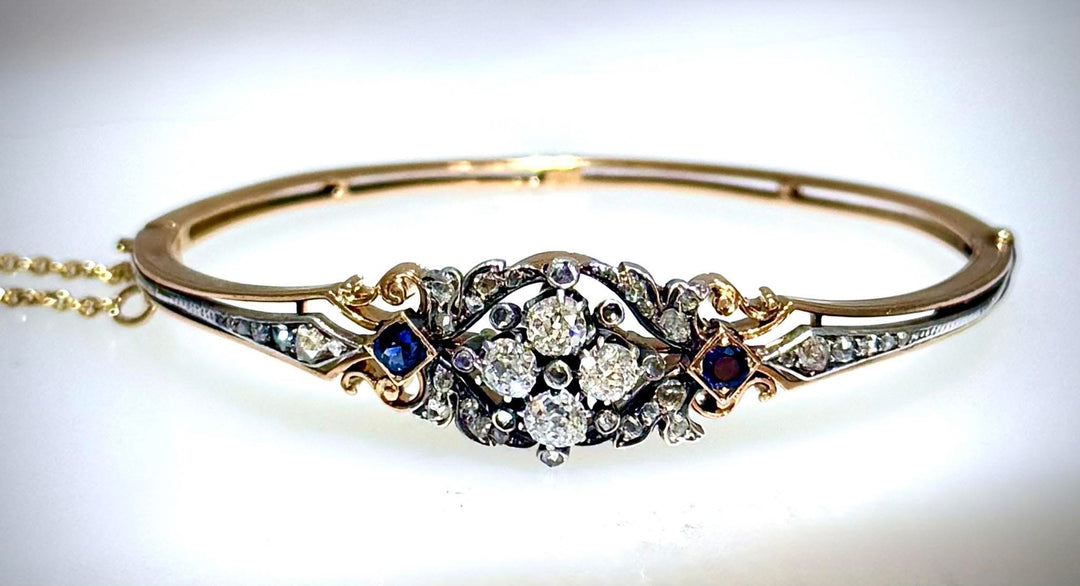 1 1/2 Carat Victorian Bangle