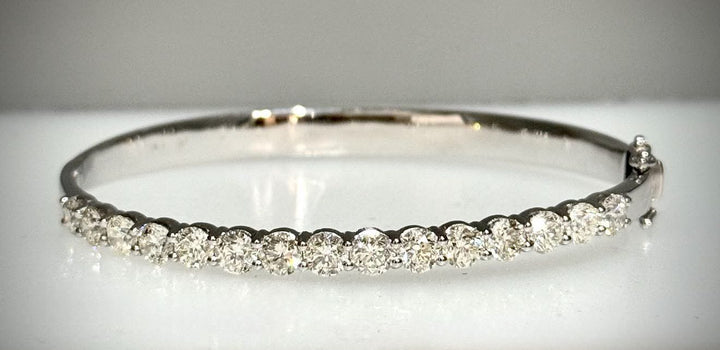 4.75 Carat Diamond Bangle