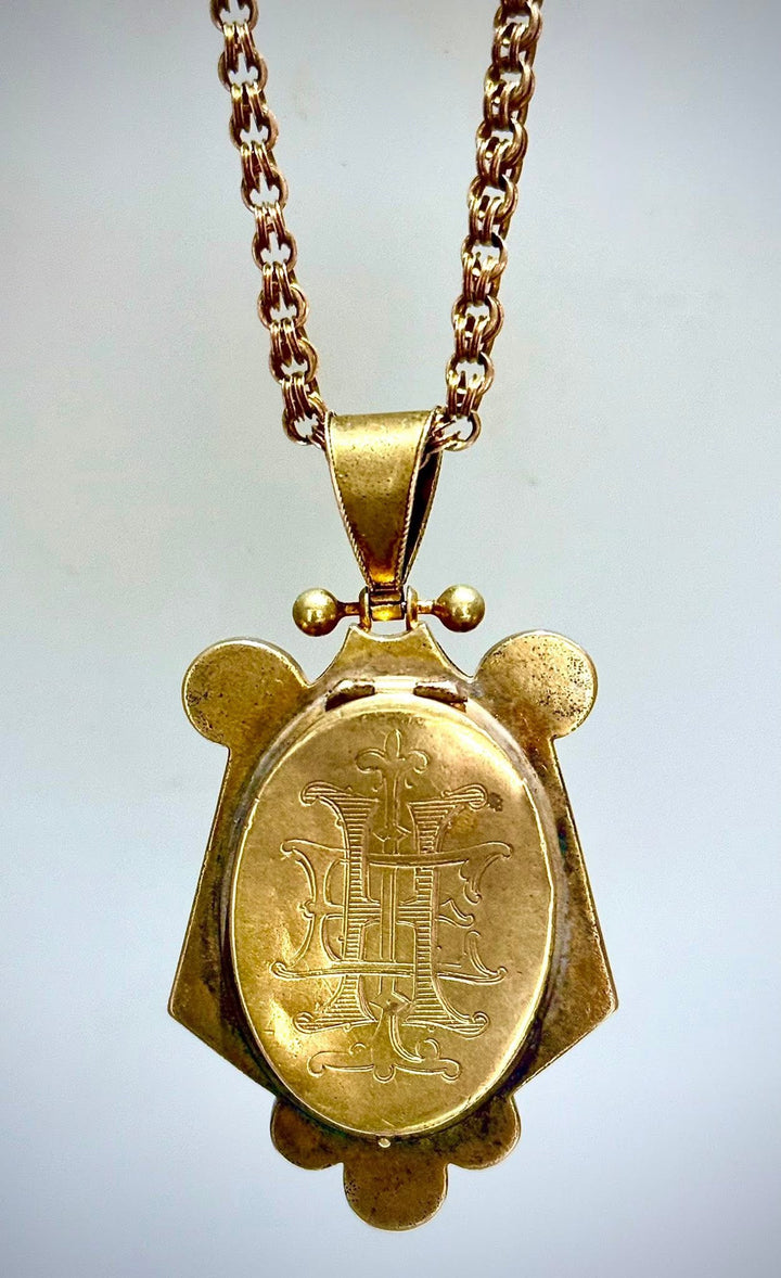 14 Karat Yellow Gold Victorian Locket