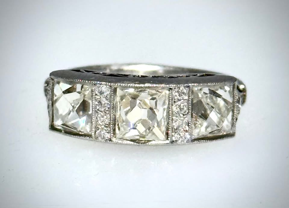 French Cut Diamond Band