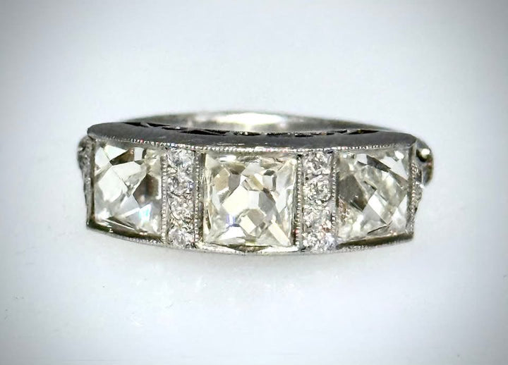 French Cut Diamond Band
