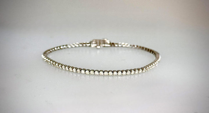 1 Carat Straight Line Tennis Bracelet