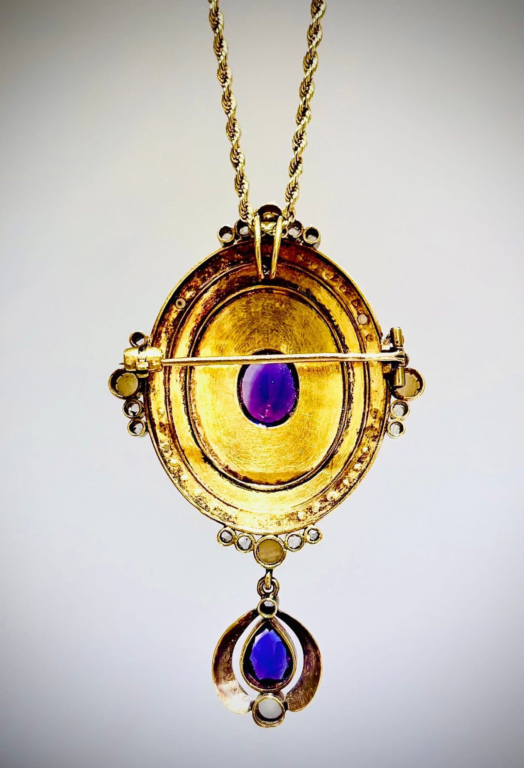 Victorian Amethyst Pin/Pendant